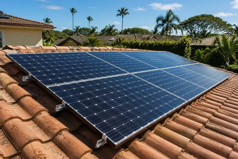 Installation de panneaux solaires à Loubigné